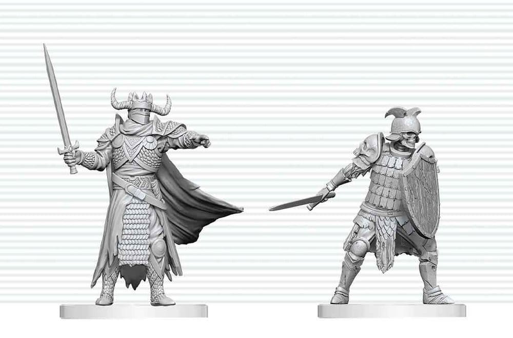 Dungeons & Dragons Nolzur's Marvelous Miniatures Unpainted Miniature Death Knight & Death Knight Aspirant 14 cm 0634482909171