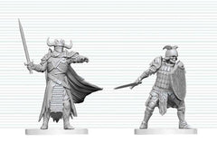 Dungeons & Dragons Nolzur's Marvelous Miniatures Unpainted Miniature Death Knight & Death Knight Aspirant 14 cm 0634482909171
