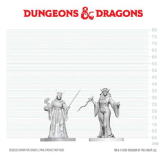 Dungeons & Dragons Nolzur's Marvelous Miniatures Unpainted Miniature Cultist Fanatic & Hierophant 14 cm 0634482909195