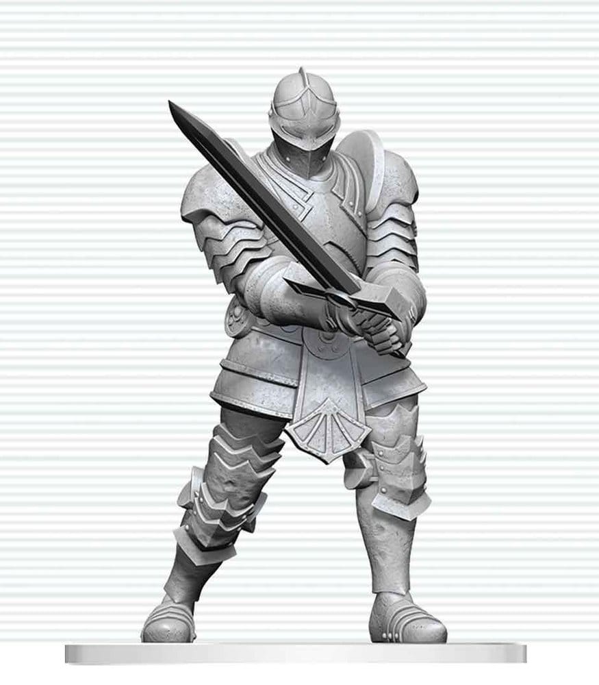 Dungeons & Dragons Nolzur's Marvelous Miniatures Unpainted Miniature Red Knight Guardian Golem 14 cm 0634482909201