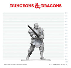 Dungeons & Dragons Nolzur's Marvelous Miniatures Unpainted Miniature Red Knight Guardian Golem 14 cm 0634482909201