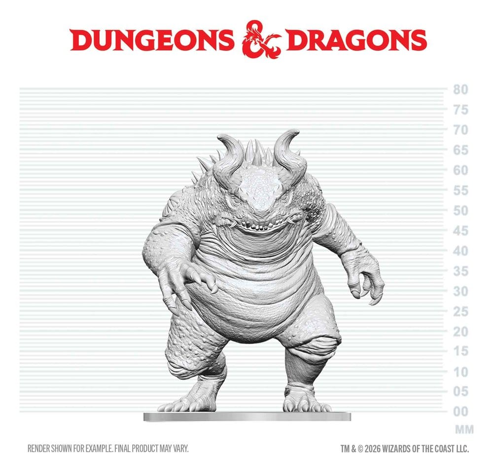 Dungeons & Dragons Nolzur's Marvelous Miniatures Unpainted Miniature Hezrou 17 cm 0634482909225