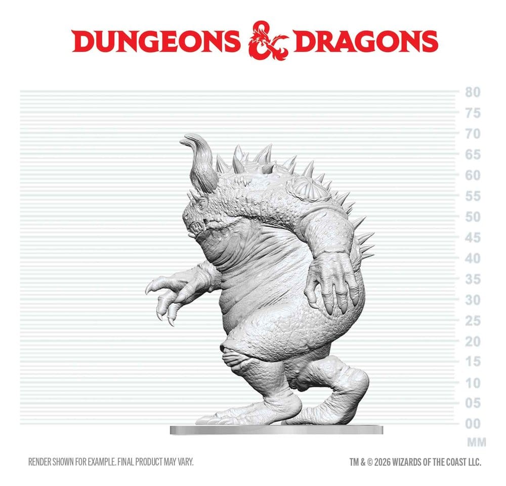 Dungeons & Dragons Nolzur's Marvelous Miniatures Unpainted Miniature Hezrou 17 cm 0634482909225