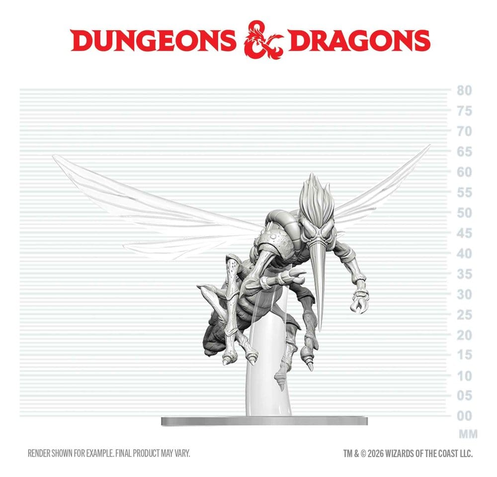 Dungeons & Dragons Nolzur's Marvelous Miniatures Unpainted Miniature Chasme 17 cm 0634482909249