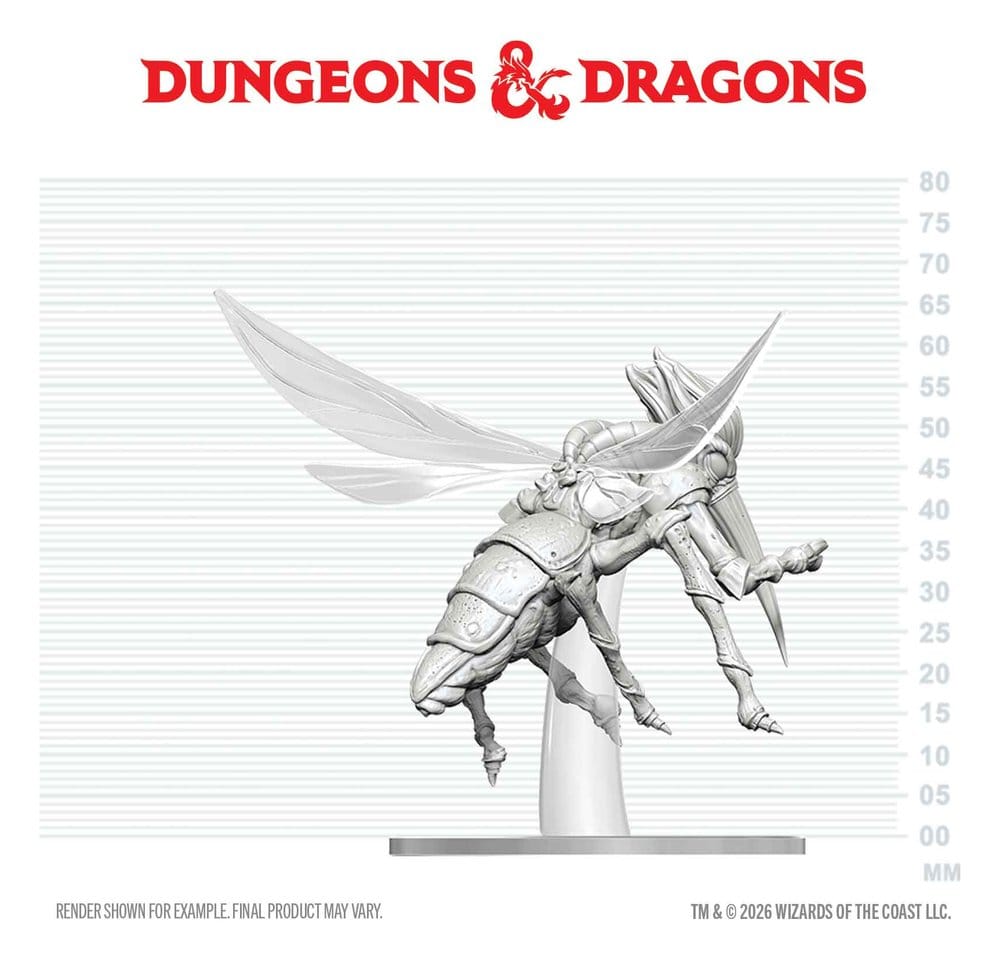 Dungeons & Dragons Nolzur's Marvelous Miniatures Unpainted Miniature Chasme 17 cm 0634482909249