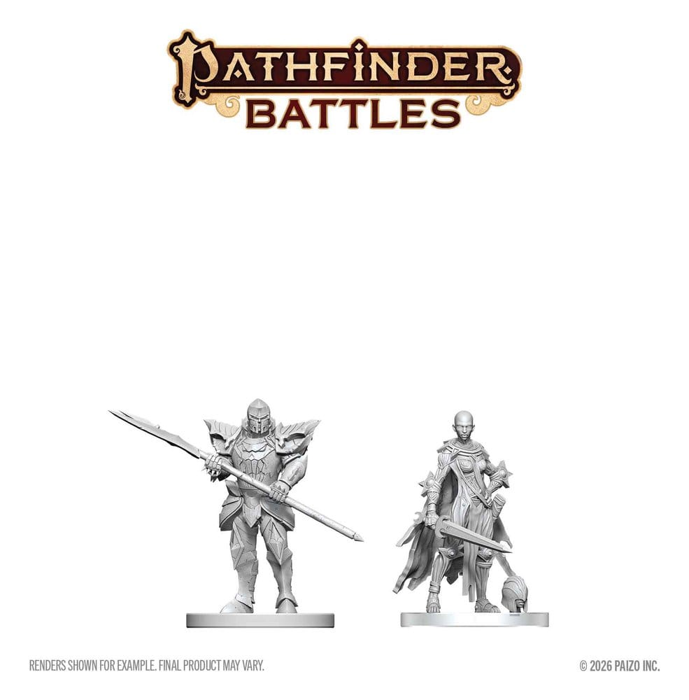 Pathfinder Battles Deep Cuts Unpainted Miniature Nail & Rack Hellknights 14 cm 0634482909270