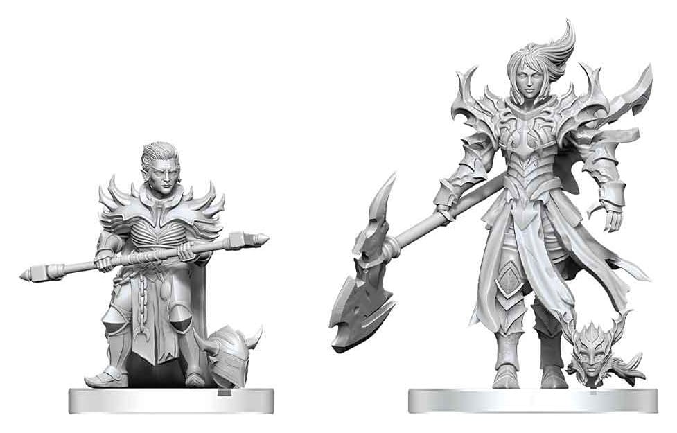 Pathfinder Battles Deep Cuts Unpainted Miniature Pyre & Godclaw Hellknights 14 cm 0634482909287