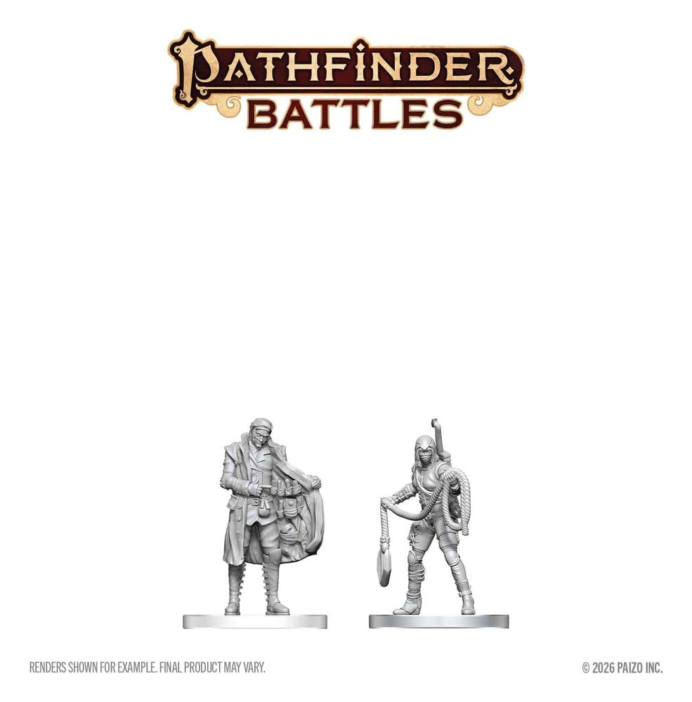 Pathfinder Battles Deep Cuts Unpainted Miniature Burglar & Fence 14 cm 0634482909294