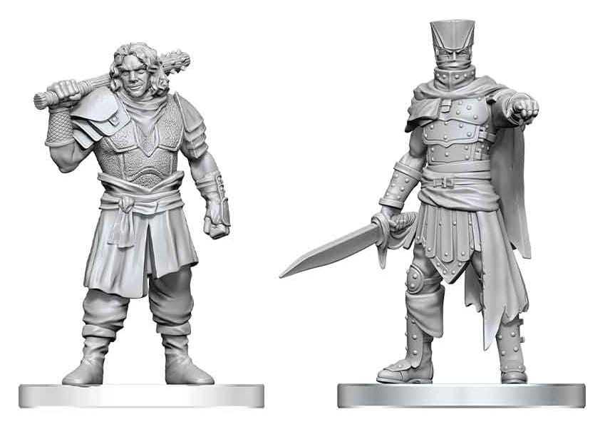 Pathfinder Battles Deep Cuts Unpainted Miniature Ruffian & Gang Leader 14 cm 0634482909317