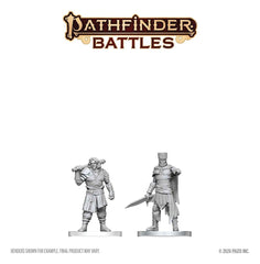 Pathfinder Battles Deep Cuts Unpainted Miniature Ruffian & Gang Leader 14 cm 0634482909317