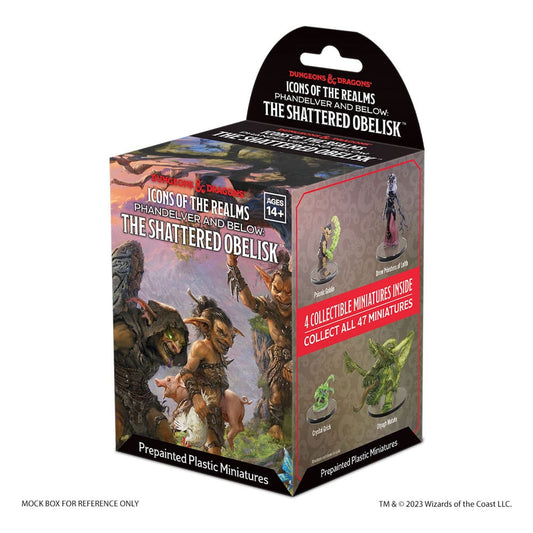D&D Icons of the Realms: Phandelver and Below: The Shattered Obelisk (Set #29) Booster Brick (8) 0634482930687