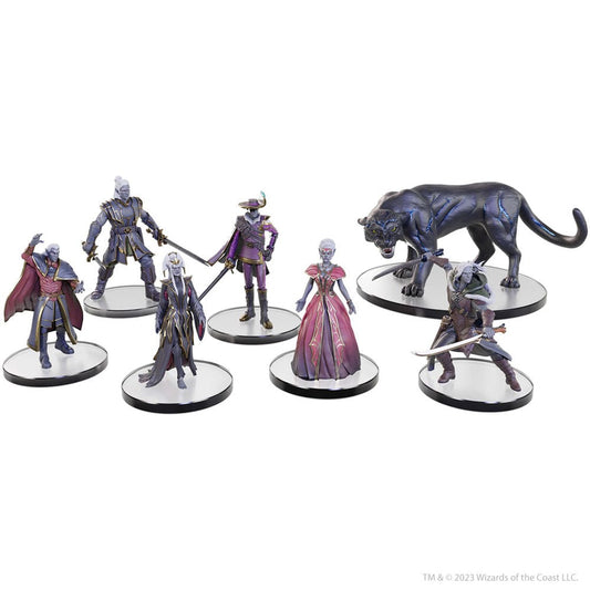 D&D The Legend of Drizzt 35th Anniversary pre-painted Miniatures Family & Foes Boxed Set 0634482962145