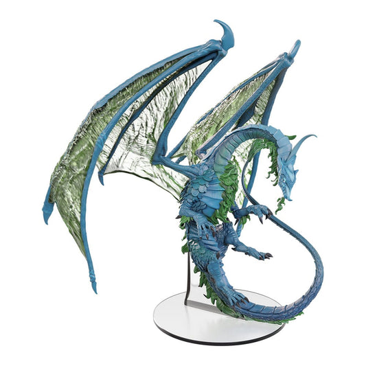 D&D Icons of the Realms Prepainted Miniature Adult Moonstone Dragon 30 cm 0634482963012