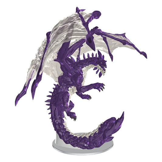 D&D Icons of the Realms Boxed prepainted Miniatures Adult Amethyst Dragon 38 cm 0634482963197