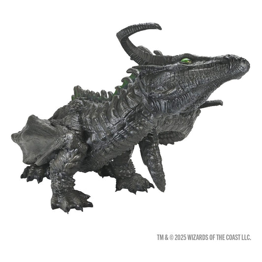 D&D Replicas of the Realms Life-Size Foam Figure Black Dragon Wyrmling 46 cm 0634482963449