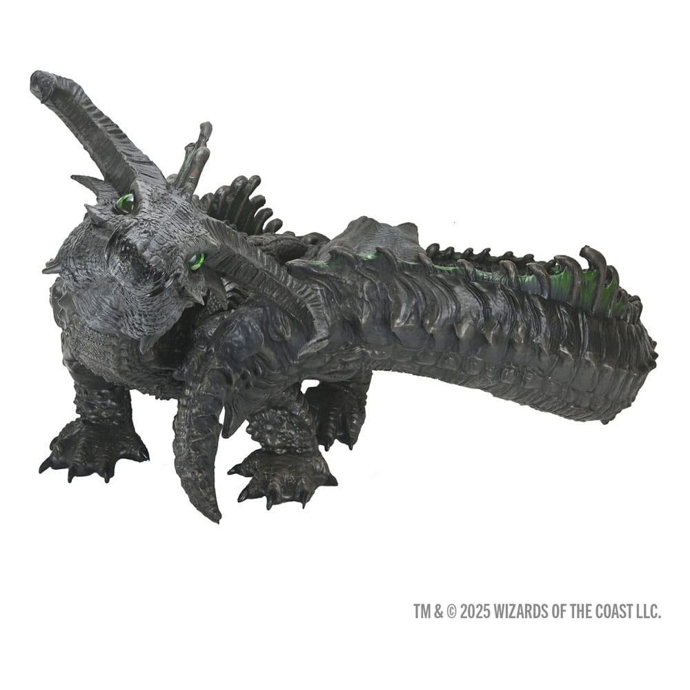 D&D Replicas of the Realms Life-Size Foam Figure Black Dragon Wyrmling 46 cm 0634482963449