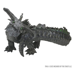D&D Replicas of the Realms Life-Size Foam Figure Black Dragon Wyrmling 46 cm 0634482963449