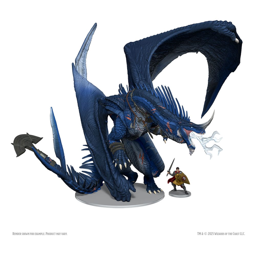 D&D Icons of the Realms Boxed prepainted Miniatures Ancient Blue Dragon 20 cm 0634482963821