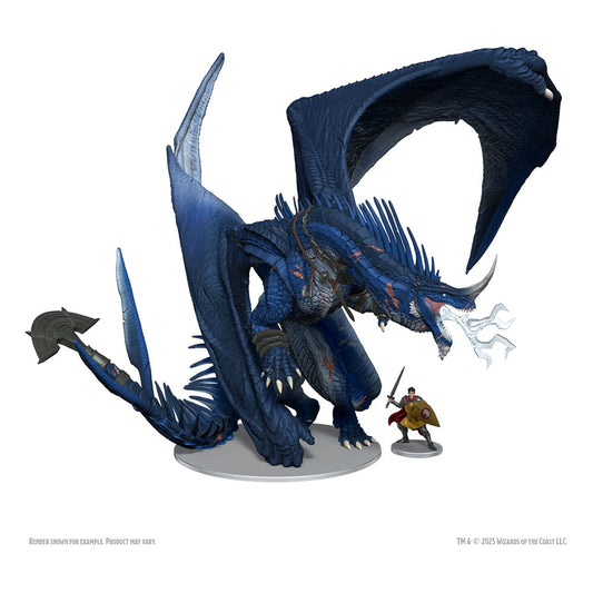 D&D Icons of the Realms Boxed prepainted Miniatures Ancient Blue Dragon 20 cm 0634482963821