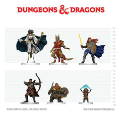 D&D Icons of the Realms Mini Figures Player's Handbook - Swords & Staves Starter Set 20 cm 0634482964026