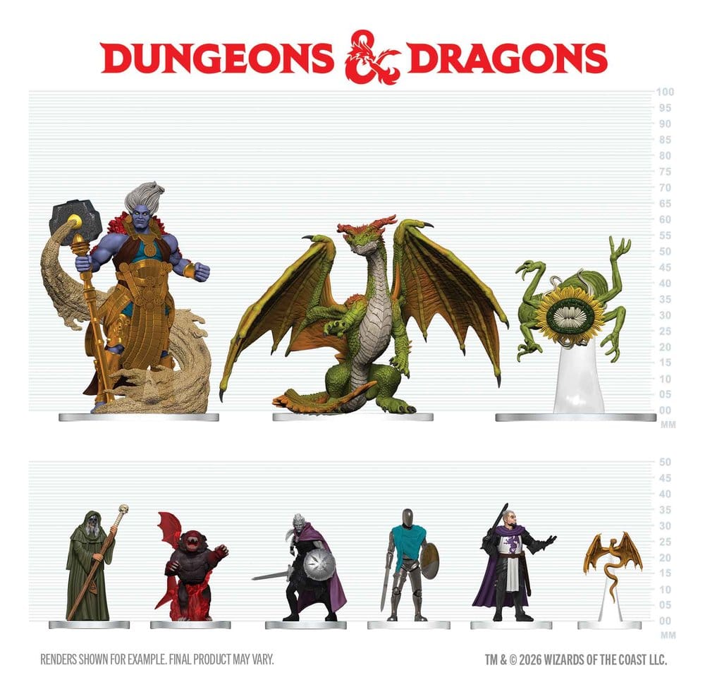 D&D Icons of the Realms Booster Brick Adventures in Faerûn 10 ct. (Set 41) 13 cm 0634482964033