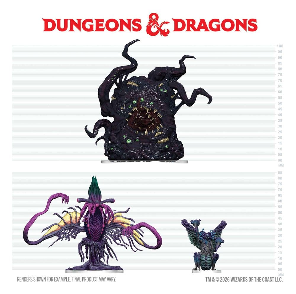 D&D Icons of the Realms Boxed prepainted Miniatures Eldritch Enemies of Ravenloft 0634482964118