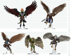 D&D Icons of the Realms Minifiguren Aarakocra-Schwarm 20 cmD&D Icons of the Realms Mini Figures Aarakocra Flock 20 cmD&D Icons of the Realms figurines mini Aarakocra Flock 20 cmD&D Icons of the Realms Figuras Mini Aarakocra Flock 20 cm 0634482964149