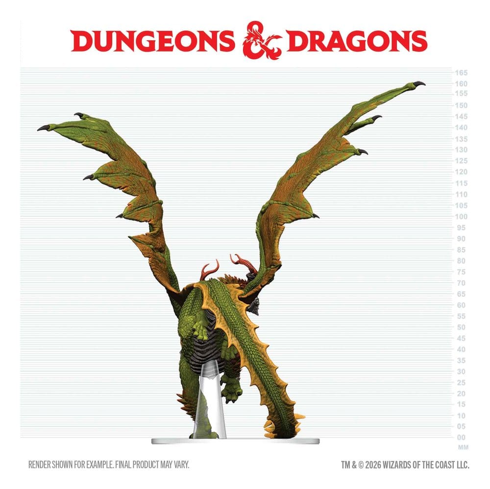 Dungeons & Dragons Icons of the Realms prepainted Miniatures Adult Spirit Dragon 24 cm 0634482964163