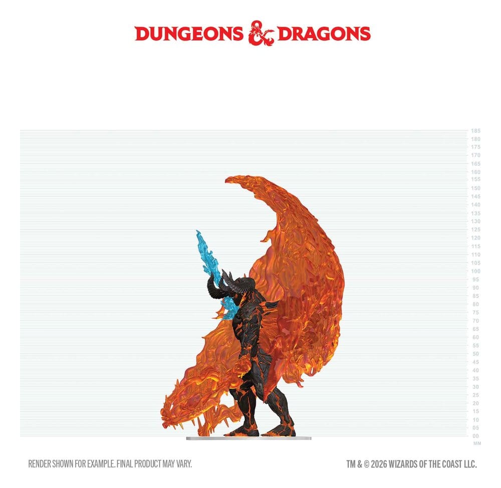 D&D Icons of the Realms Boxed prepainted Miniatures Balor 20 cm 0634482964200