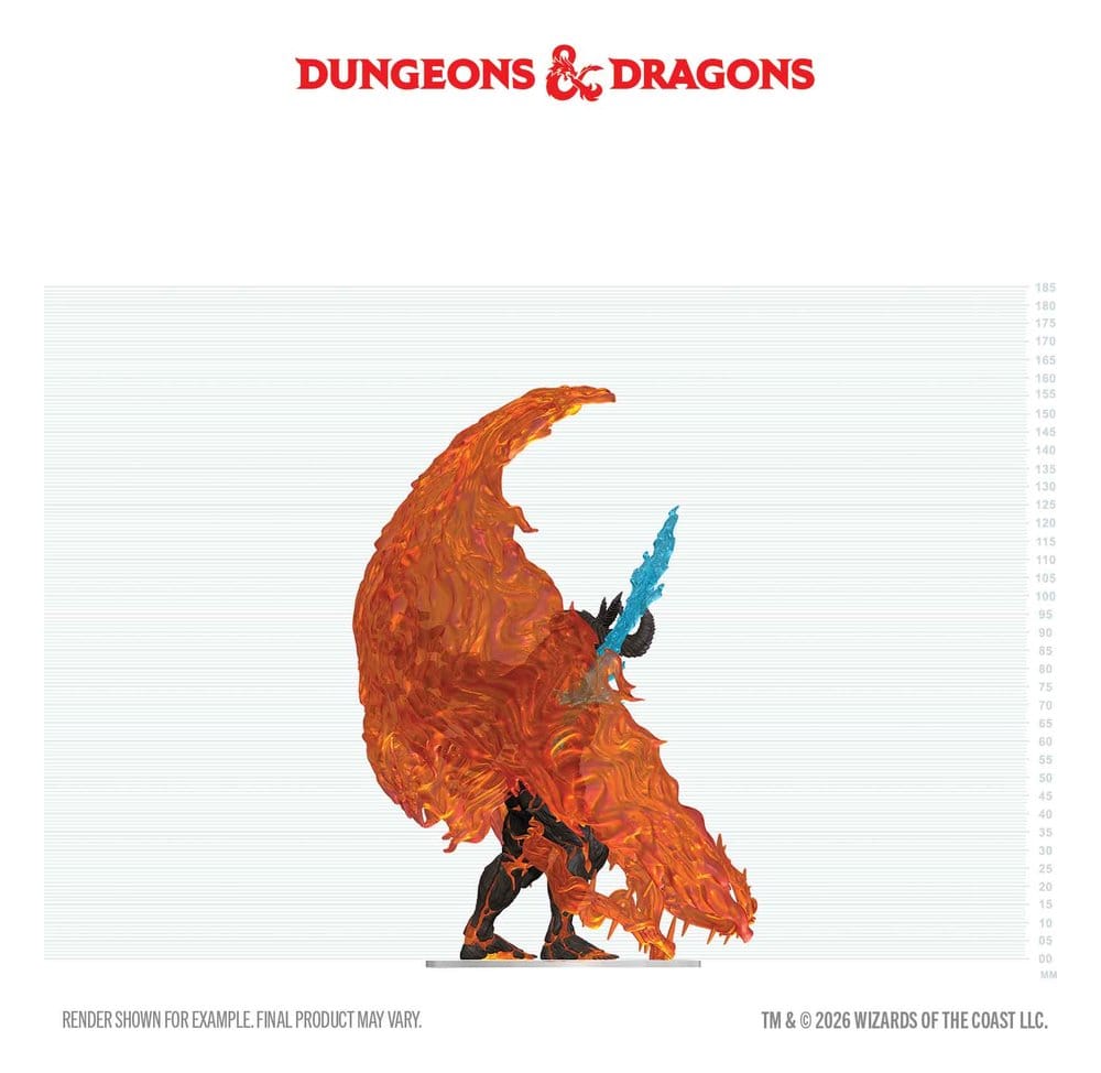 D&D Icons of the Realms Boxed prepainted Miniatures Balor 20 cm 0634482964200