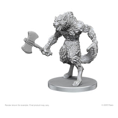 Pathfinder Deep Cuts Unpainted Miniatures Werewolf & Wereboar 0634482975831