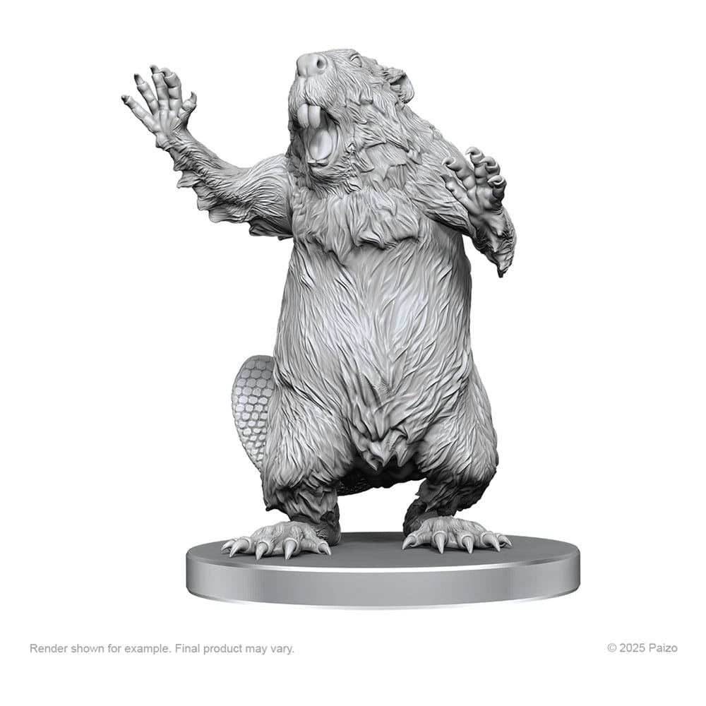 Pathfinder Deep Cuts Unpainted Miniatures Boggard Scout & Castoroides 0634482975879