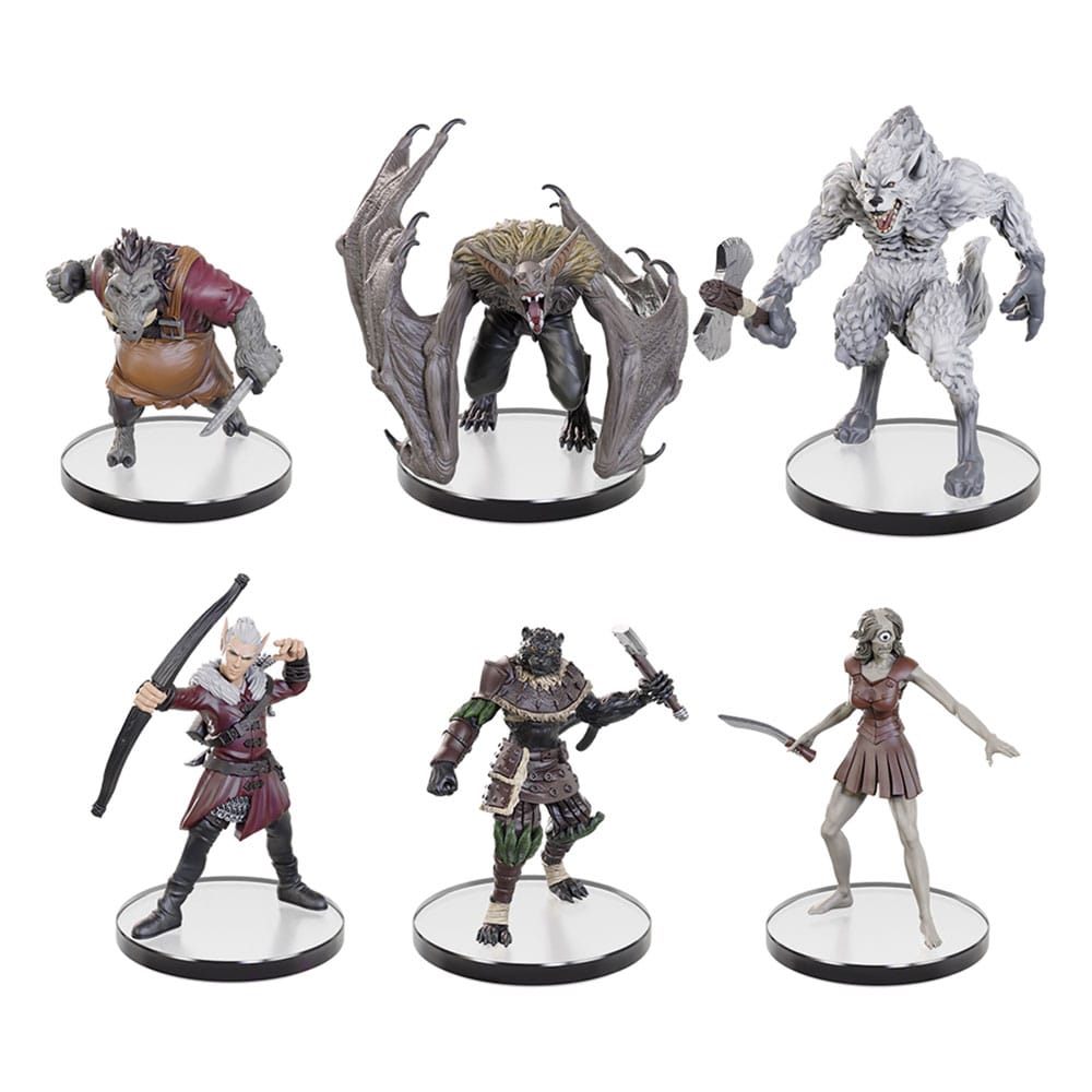 Pathfinder Battles pre-painted Miniatures 6-Pack Forest Stalkers Boxed Set 0634482975893