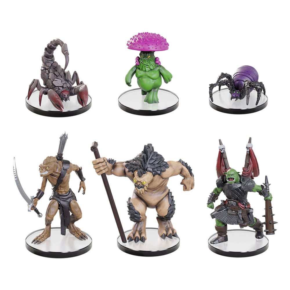 Pathfinder Battles pre-painted Miniatures 6-Pack Cave Lurkers Boxed Set 0634482975916