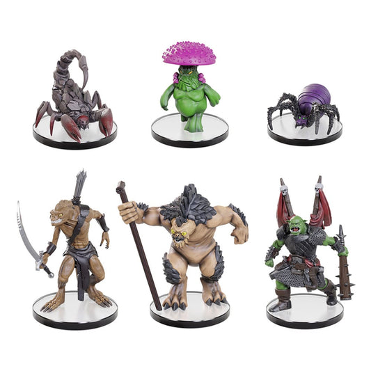 Pathfinder Battles pre-painted Miniatures 6-Pack Cave Lurkers Boxed Set 0634482975916