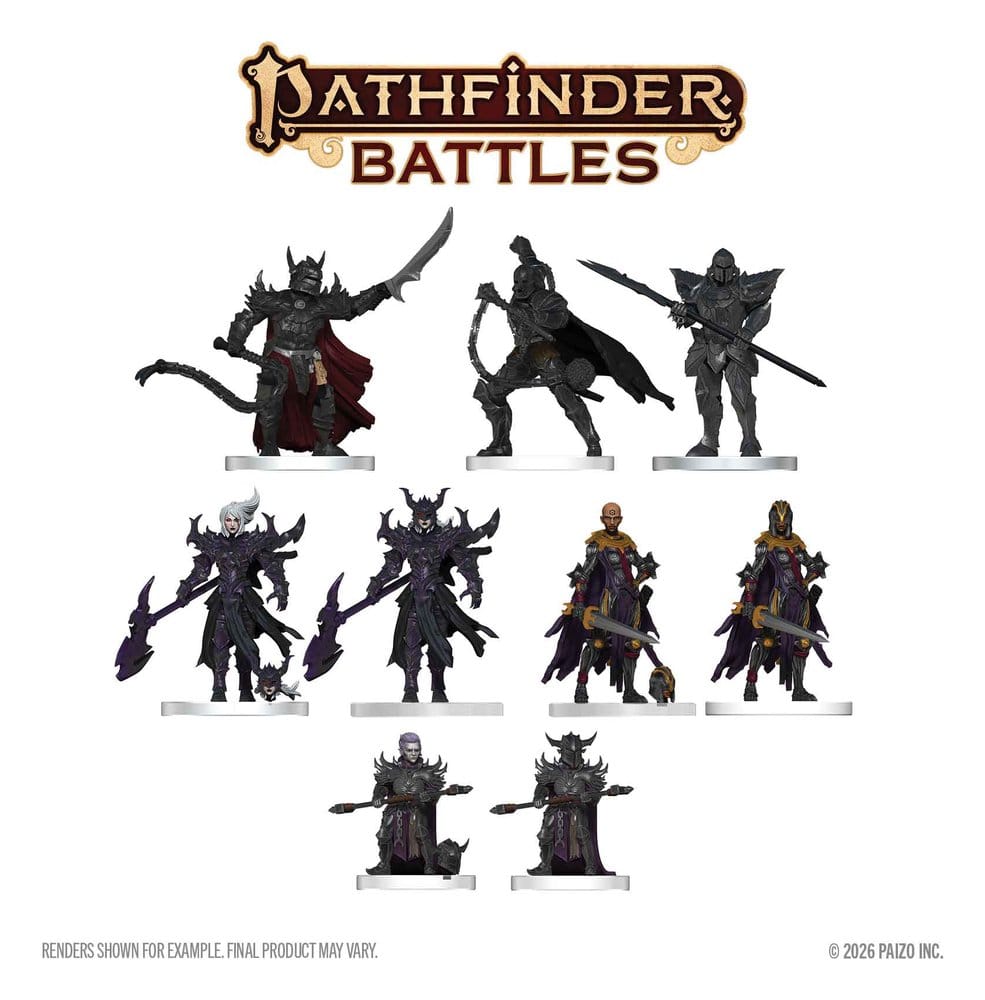 Pathfinder Battles Boxed prepainted Miniatures Hellknight Vanguard 20 cm 0634482976029