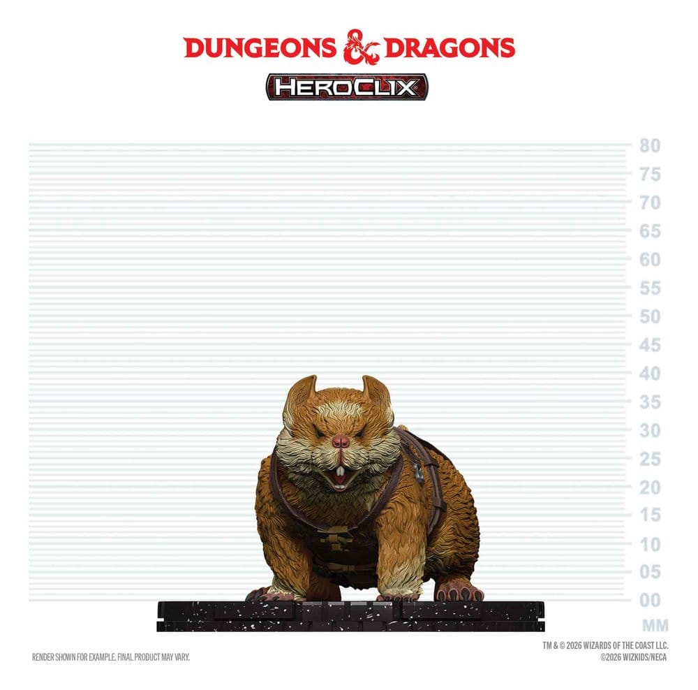 Dungeons & Dragons HeroClix: Giant Mini Figure Space Hamster 0634482995136