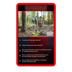 Stranger Things Card Game Top Trumps Quiz *German Version* 5036905056793