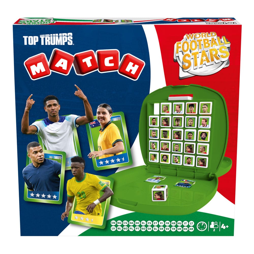 World football stars Top Trumps Match - The Crazy Cube Game Green Version 5036905060462