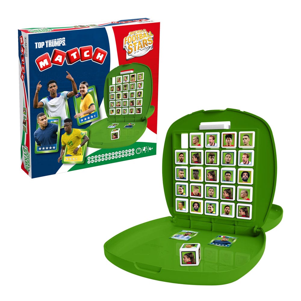 World football stars Top Trumps Match - The Crazy Cube Game Green Version 5036905060462