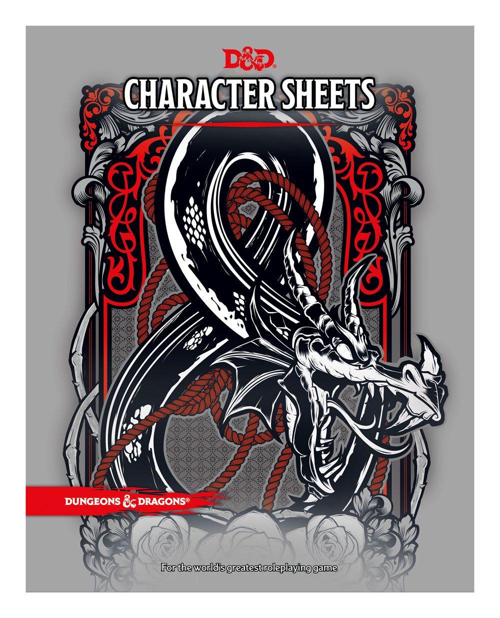 Dungeons & Dragons RPG Character Sheets (24) english 9780786966189