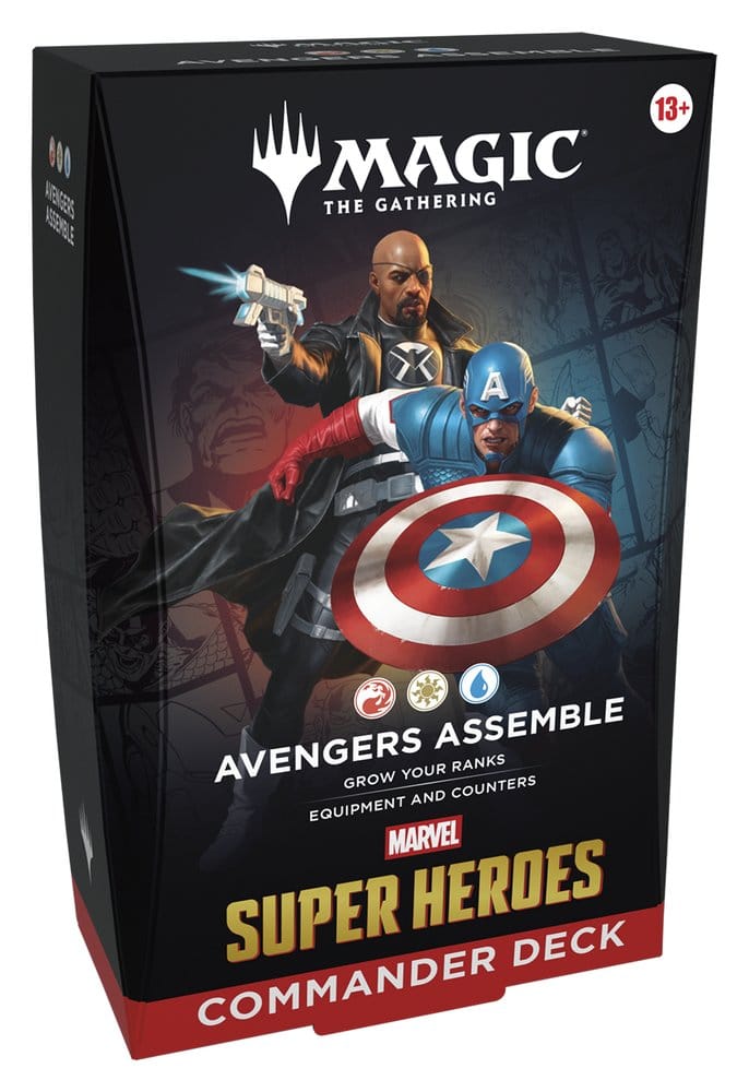 Magic the Gathering Marvel Super Heroes Commander Decks Case (4) english 195166313016