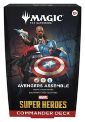 Magic the Gathering Marvel Super Heroes Commander Decks Case (4) english 195166313016