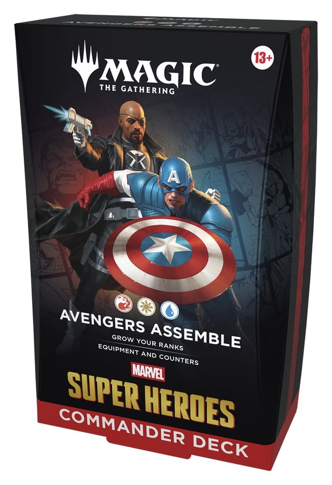 Magic the Gathering Marvel Super Heroes Commander Decks Case (4) english 195166313016
