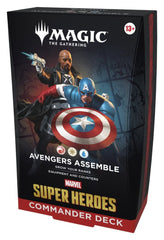 Magic the Gathering Marvel Super Heroes Commander Decks Case (4) english 195166313016