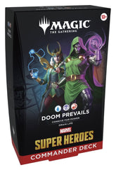 Magic the Gathering Marvel Super Heroes Commander Decks Case (4) english 195166313016