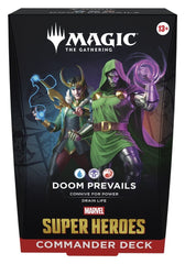 Magic the Gathering Marvel Super Heroes Commander Decks Case (4) english 195166313016