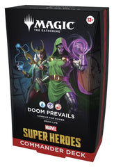 Magic the Gathering Marvel Super Heroes Commander Decks Case (4) english 195166313016