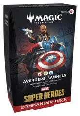 Magic the Gathering Marvel Super Heroes Commander Decks Case (4) german 5010996357120