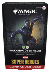 Magic the Gathering Marvel Super Heroes Commander Decks Case (4) german 5010996357120